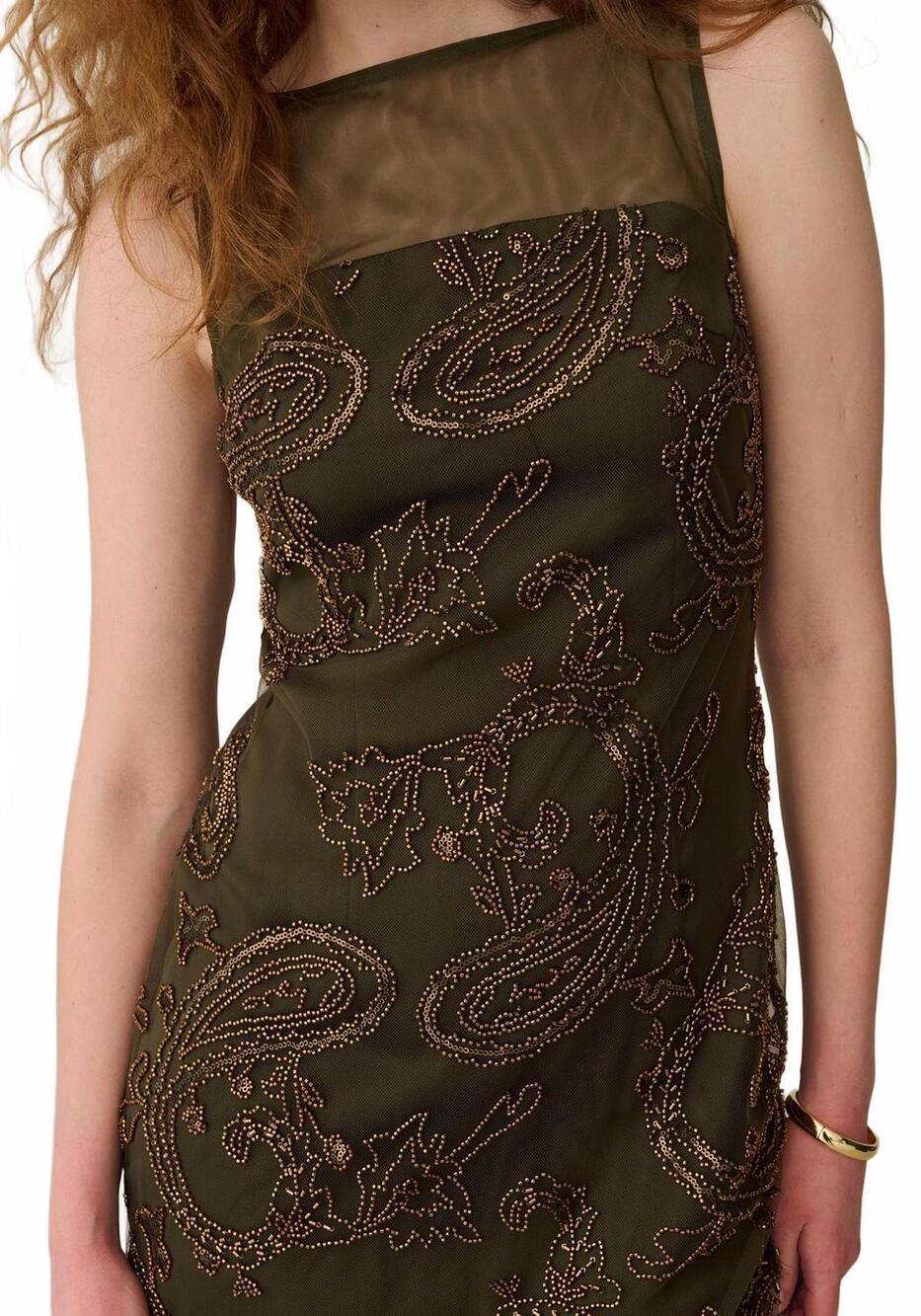 NEW FEW MODA ora dress in olive - Picture 7 of 7